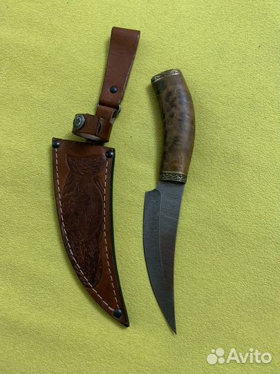 Нож охотничий кованый