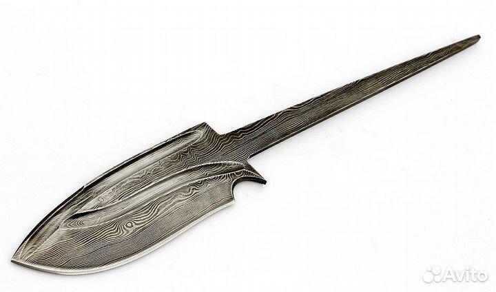 Клинок Заяц, сталь дамаск-долы