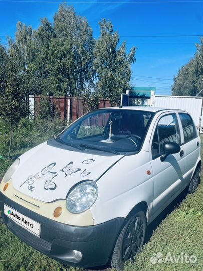 Daewoo Matiz 0.8 МТ, 2008, битый, 134 787 км