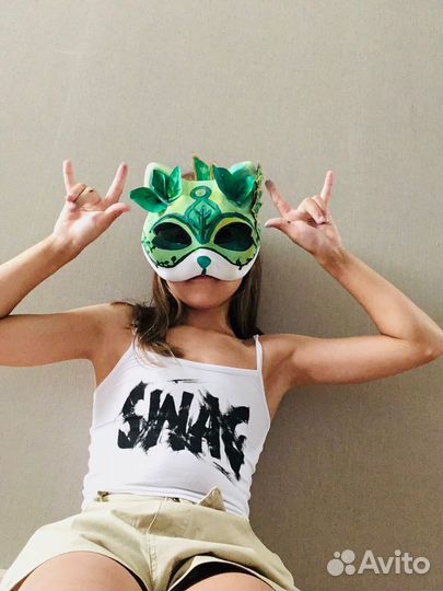 Маска кошки для квадробики