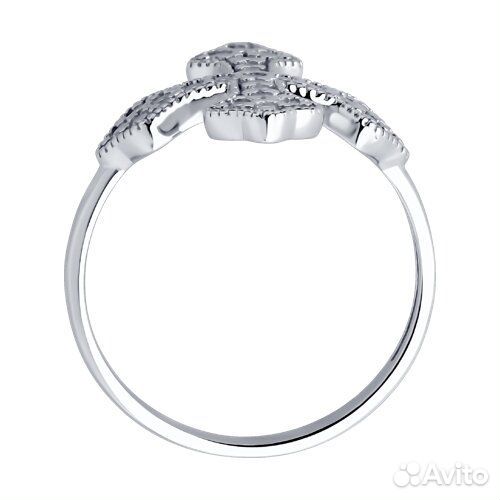 Кольцо sokolov из серебра, 94014407, р.17,5