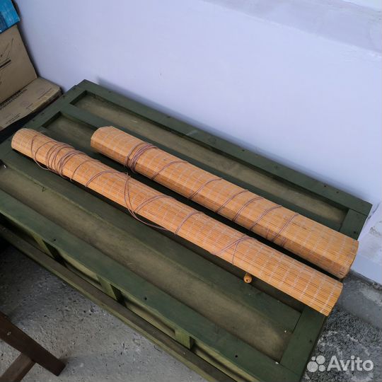 Бамбуковые шторы рулонные 80см