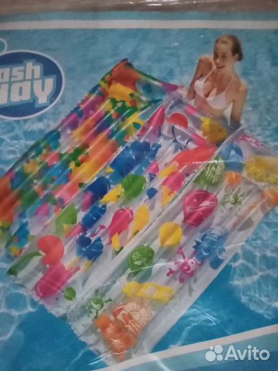 Матрас для плавания, баскетбол игра на воде