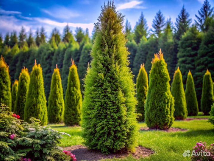 Туя свежей копки 337см