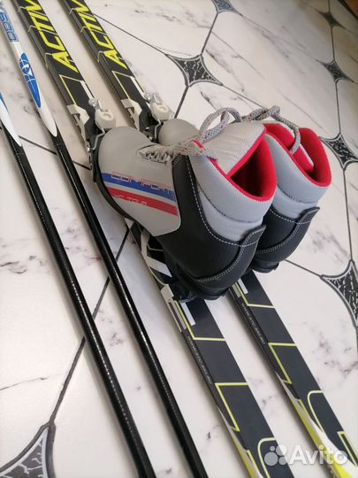 Беговые лыжи active (полный комплект), 190 см