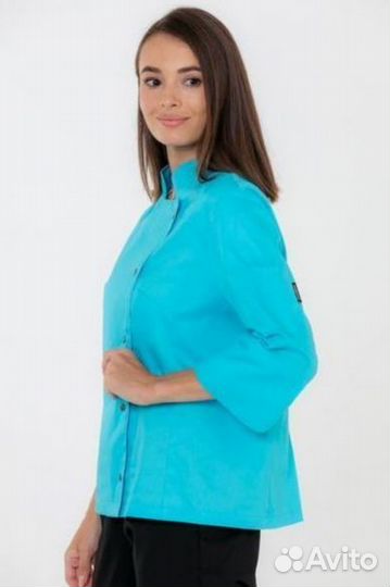 Чёрный китель поварской женский оптом