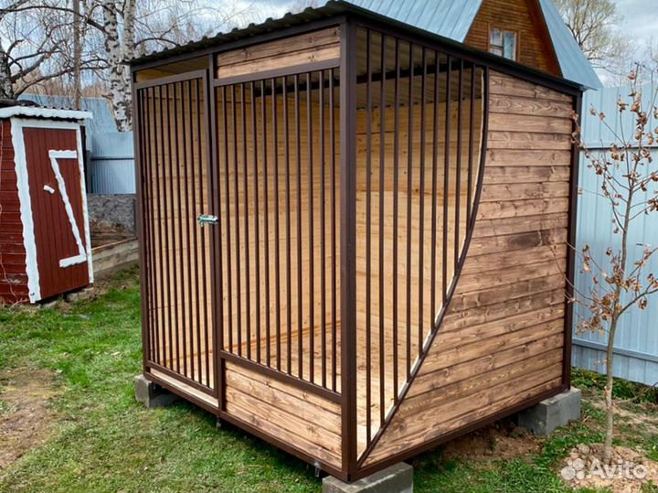 Вольер для собак под ключ