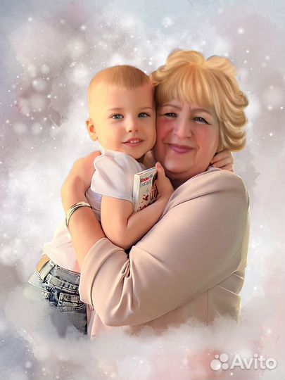 Портрет на холсте по фото