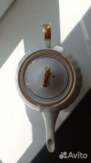 Заварочный чайник Дулево золотая лента