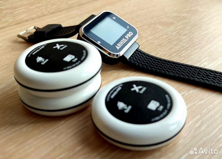 Кнопка вызова персонала, официанта, часы-пейджер