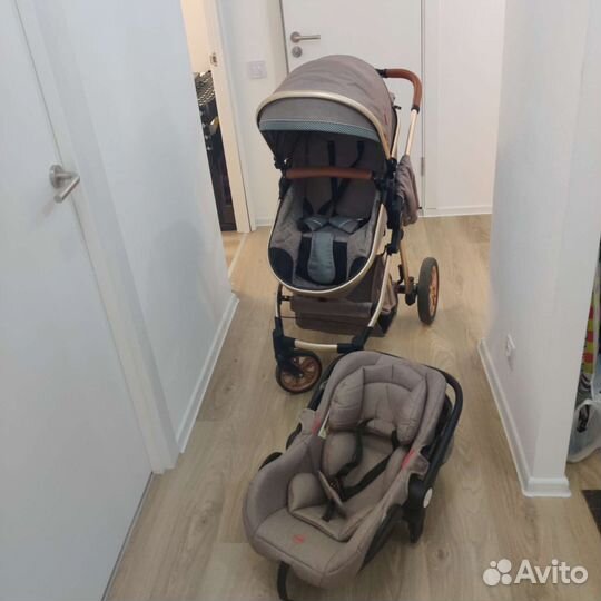 Коляска 2 в 1 + автолюлька