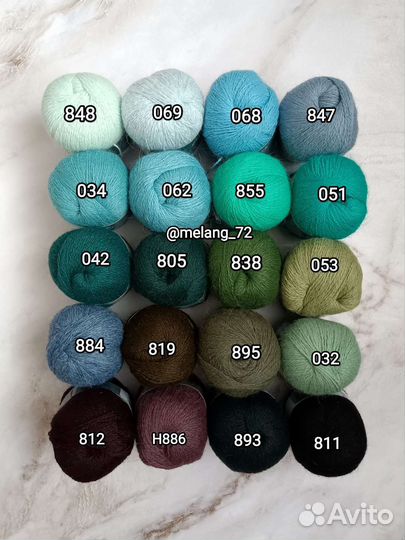 Пряжа Пух Норки