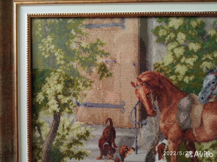 Картина вышитая крестиком