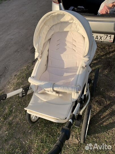 Коляска 2 в 1 adamex эко кожа