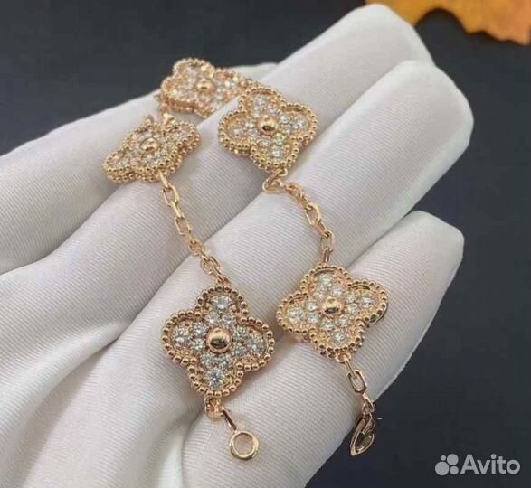 Браслет Van Cleef & Arpels Vintage Alhambra 2.36ct