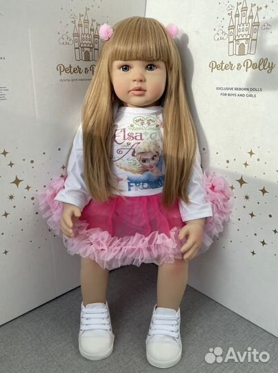 Одежда платье на куклу 55см 60 см Эльза