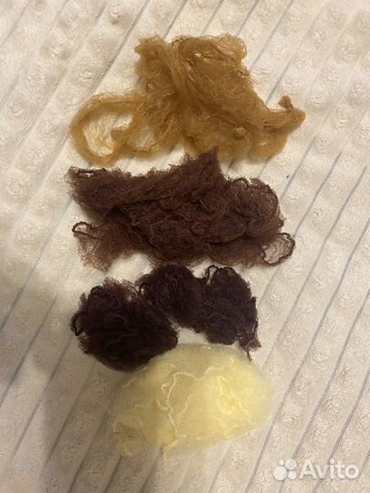 Паутинка белая/черная для волос