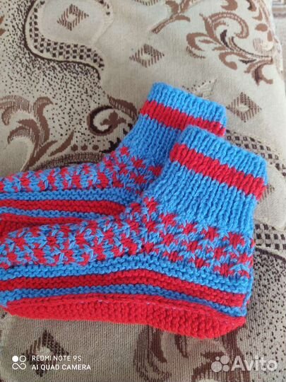 Носки вязанные