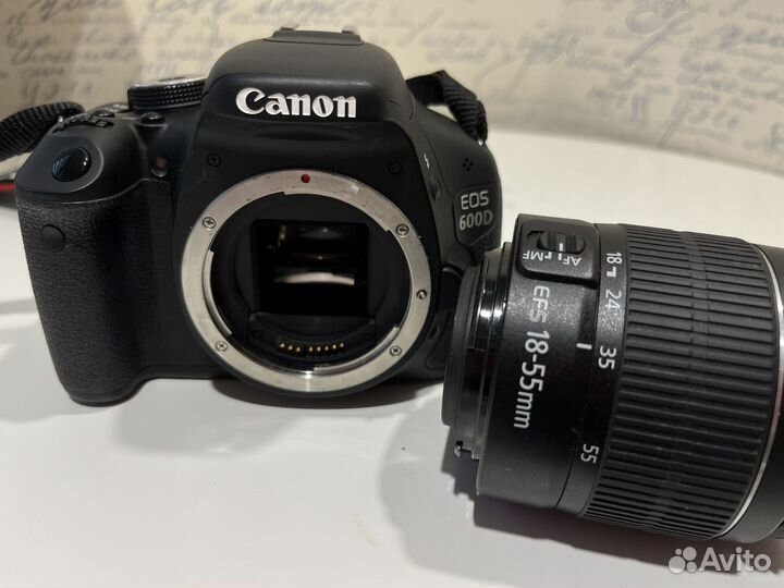 Зеркальный фотоаппарат canon 600d