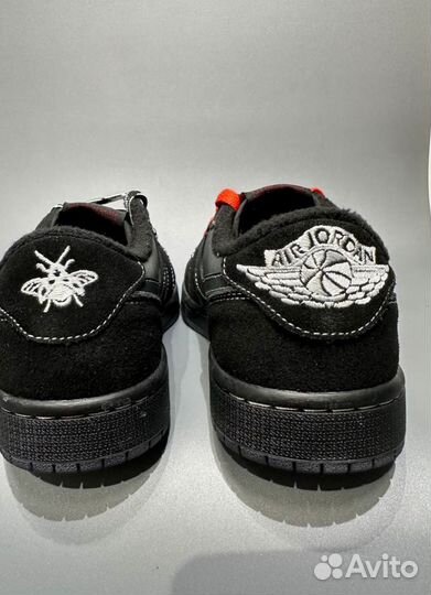 Кроссовки Travis Scott X Air Jordan 1 Low Black Ph