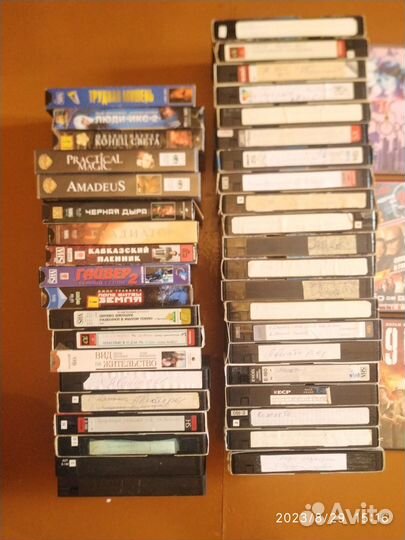 Видеокассеты vhs и DVD диски