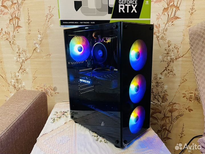 Игровой пк ryzen 5 3600/16gb/RTX 3060 12gb NEW