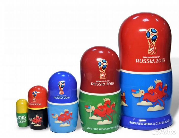 Матрешка Fifa. Города. 5 мест. Эксклюзив
