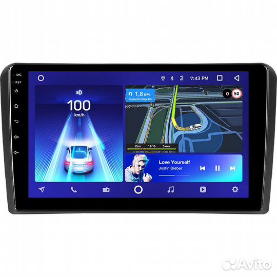 Магнитола Ауди А3 2 RS3 S3 2003-2013 Андроид Teyes