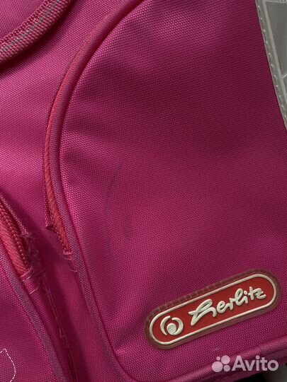 Ранец/рюкзак herlitz розовый/малиновый