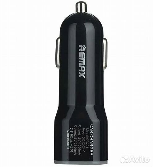 Азу USB Car Charger Remax CC-201 (2xUSB/2.1A)