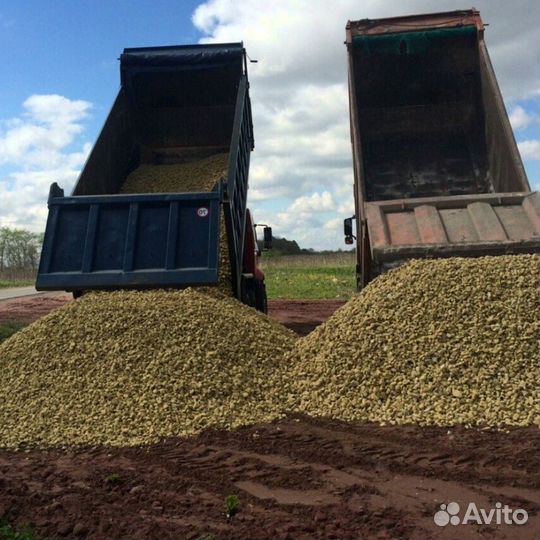 Щебень известняковый