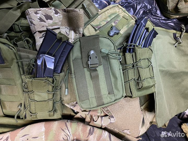 Тактический пояс с подсумками