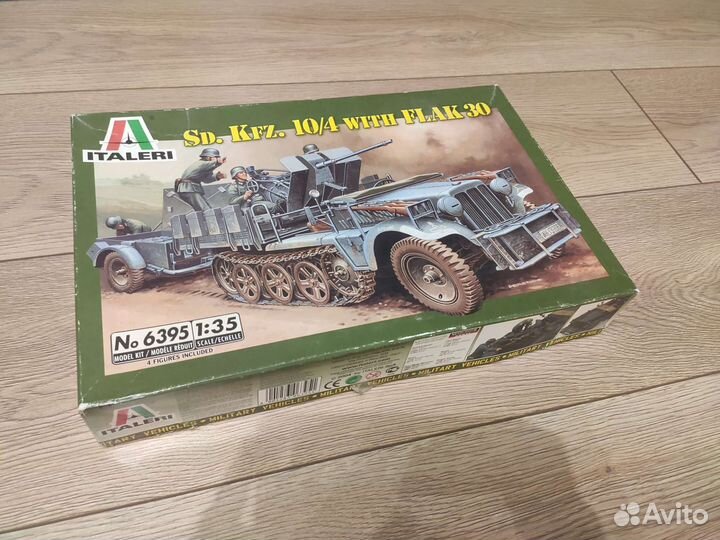 Модель Italeri № 6395 - Sd. Kfz. 10/4 with flak 30