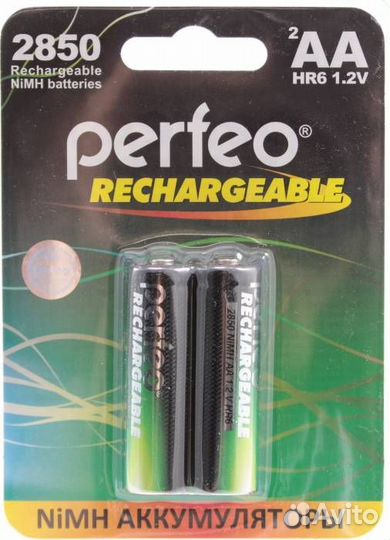 Perfeo AA 2850mAh/2BL Аккумулятор