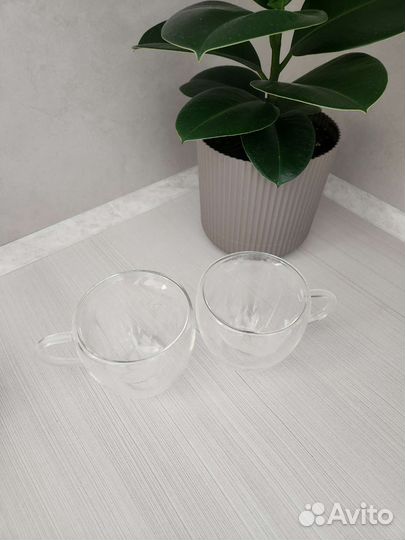 Чашки кружки с двойным дном