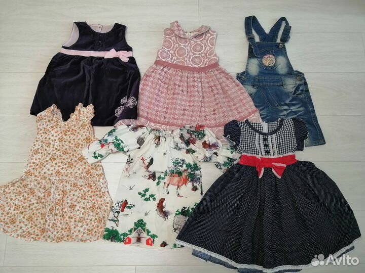 Одежда для девочки 98 104 пакетом бренды