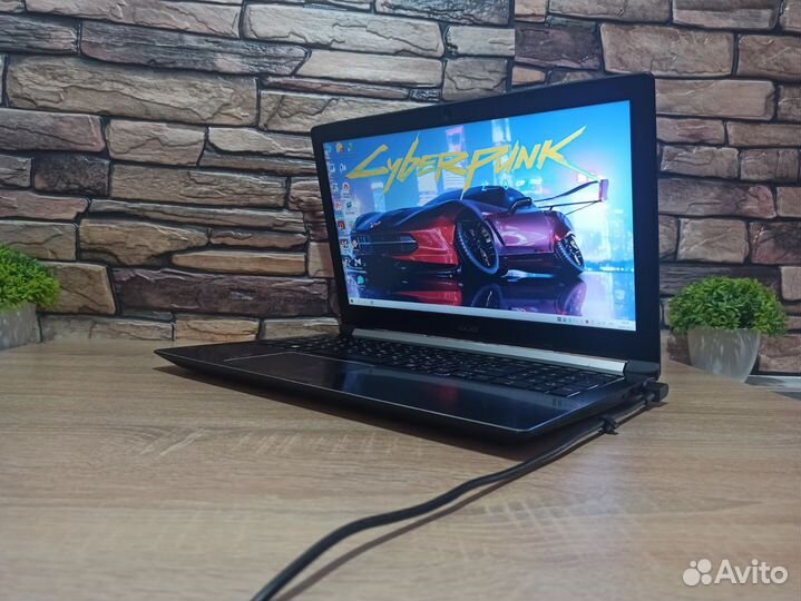 Мощный игровой ноутбук Aser i5/6gb/ssd/500gb