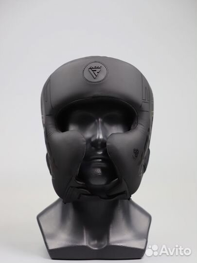 Боксерский шлем RDX F6 kara Black S-XL