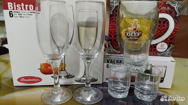 Стопки, фужеры, бокал