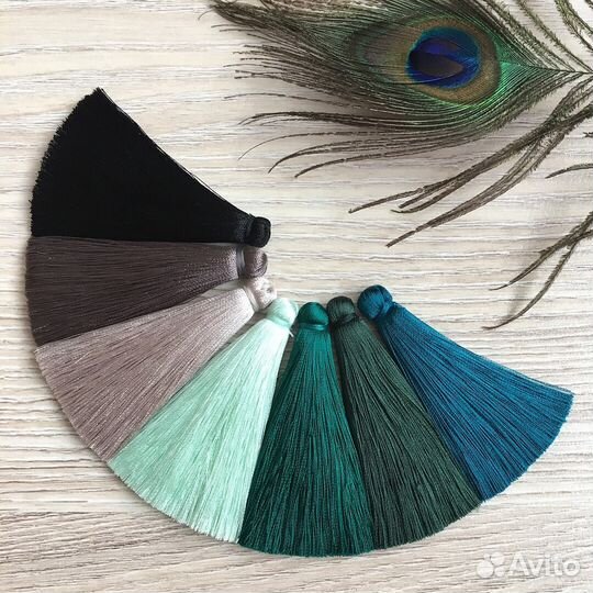 Серьги-кисти