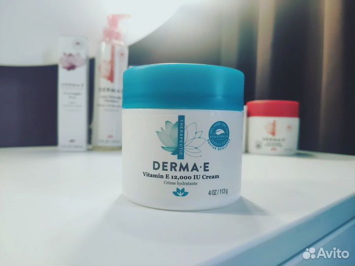 Derma E, Vitamin E Creme, крем с витамином Е