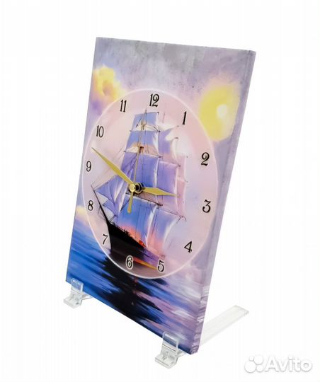 Декоративные часы парусник 4