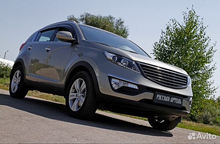 Решетка радиатора с сеткой Киа Спортейдж 2010-16