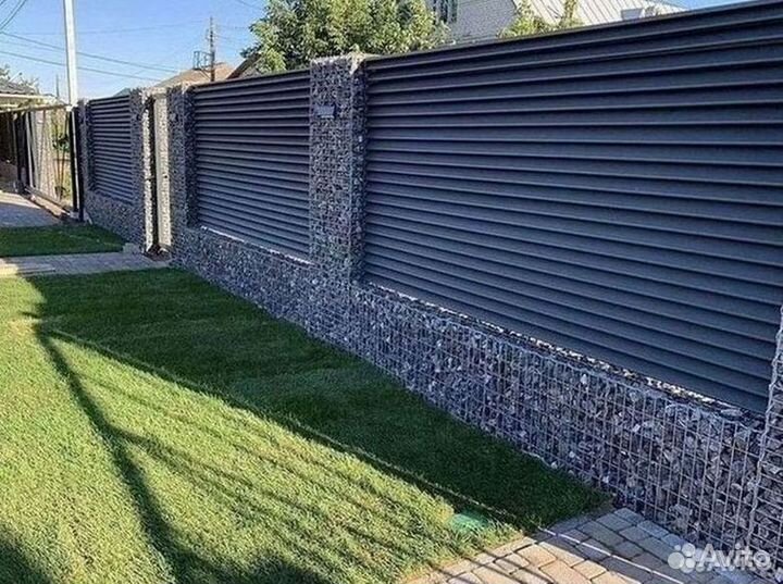 Забор жалюзи для дома