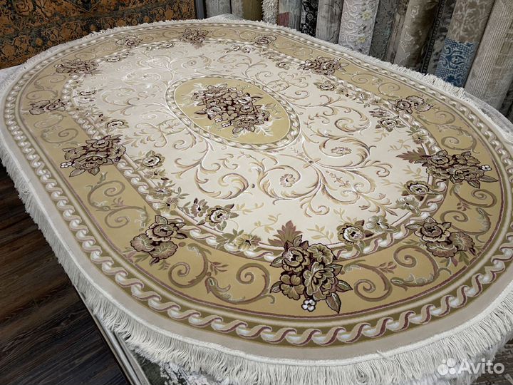 Ковер овальный иранский 2 на 3 классика