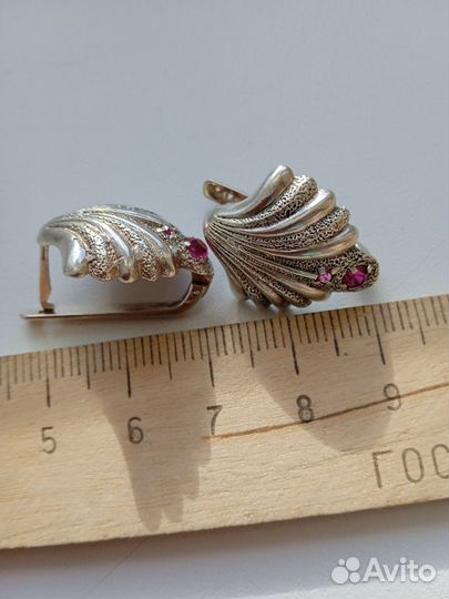 Серебряные серьги