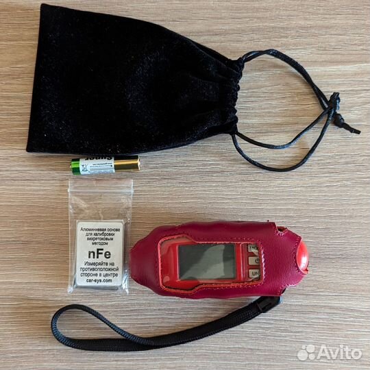 Толщиномер carsys DPM-816 PRO с чехлом (красный)