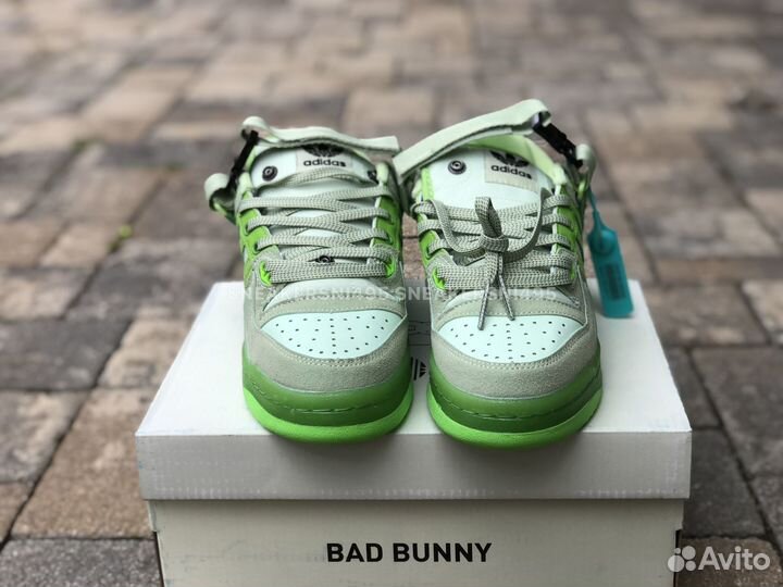 Кроссовки Adidas Forum Low Bad Bunny Green