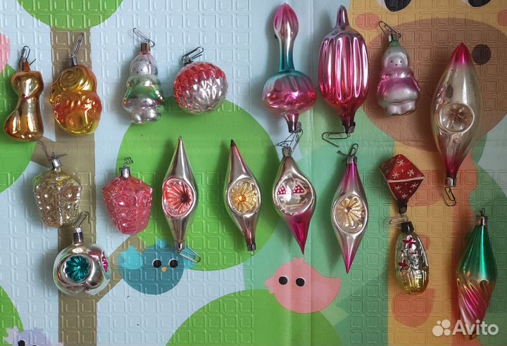 Елочные игрушки СССР