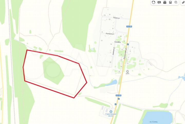 Участок 16,8 га (СНТ, ДНП)